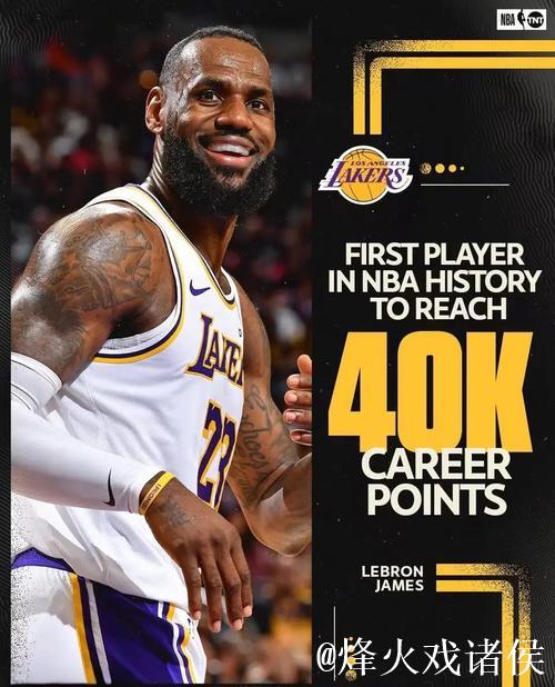 詹姆斯狂揽30分超越乔丹 湖人击败老鹰跃居西部第四